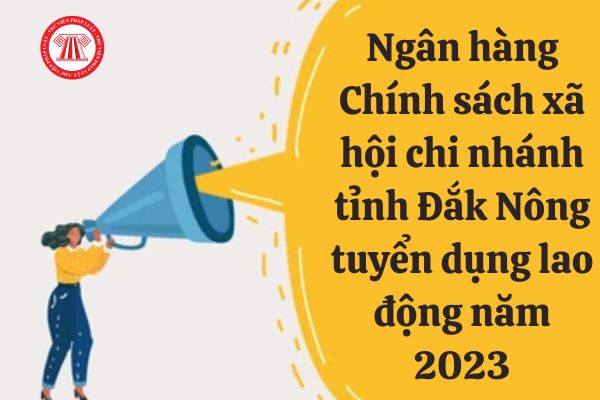 Điều kiện và tiêu chuẩn tuyển dụng lao động của Chi nhánh Ngân hàng Chính sách xã hội tỉnh Đắk Nông ra sao?