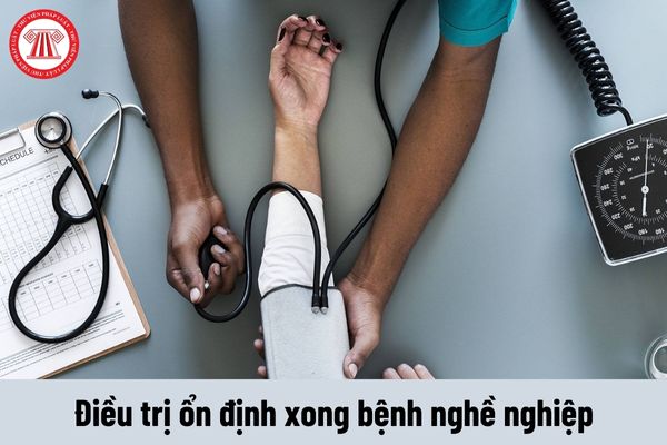 Thời điểm hưởng trợ cấp được tính từ khi nào khi không xác định được thời điểm điều trị ổn định xong bệnh nghề nghiệp?