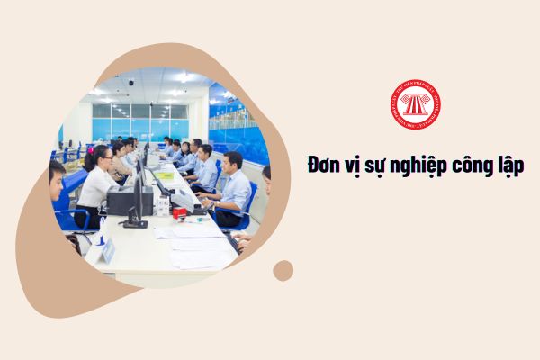 Đơn vị sự nghiệp công lập