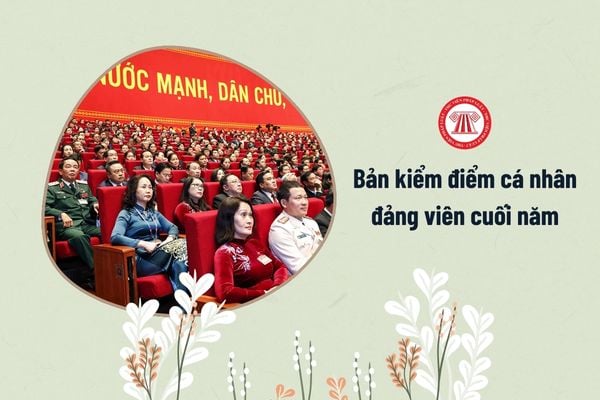 Bản kiểm điểm cá nhân đảng viên cuối năm 2024