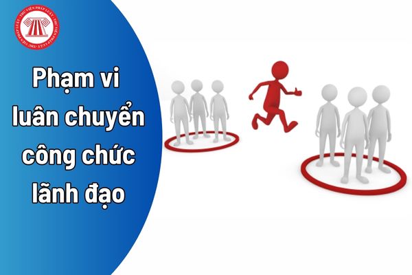 Phạm vi luân chuyển công chức lãnh đạo được quy định như thế nào?