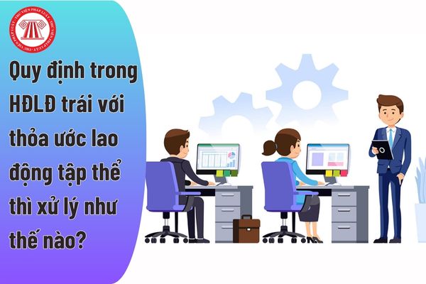 Quy định trong hợp đồng lao động trái với thỏa ước lao động tập thể thì xử lý như thế nào?