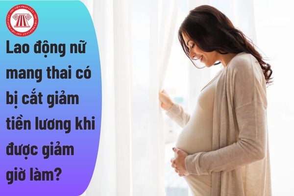 Lao động nữ làm công việc nặng nhọc khi mang thai có bị cắt giảm tiền lương khi được giảm giờ làm việc không? 