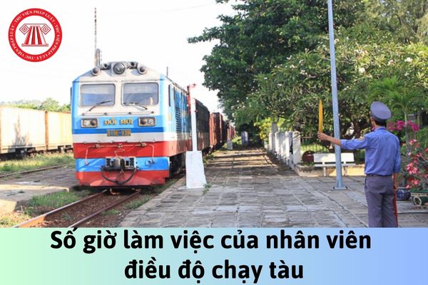 Số giờ làm việc của nhân viên điều độ chạy tàu tại những nơi có khối lượng công việc không nhiều, không liên tục là bao nhiêu giờ?