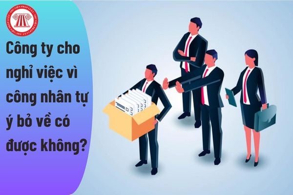 Công ty chấm dứt hợp đồng lao động vì công nhân tự ý bỏ về có được không?