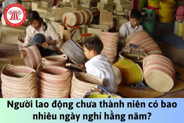 Người lao động chưa thành niên có bao nhiêu ngày nghỉ hằng năm?