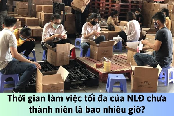 Người lao động từ đủ 15 tuổi đến chưa đủ 18 tuổi có thời gian làm việc tối đa là bao nhiêu giờ?