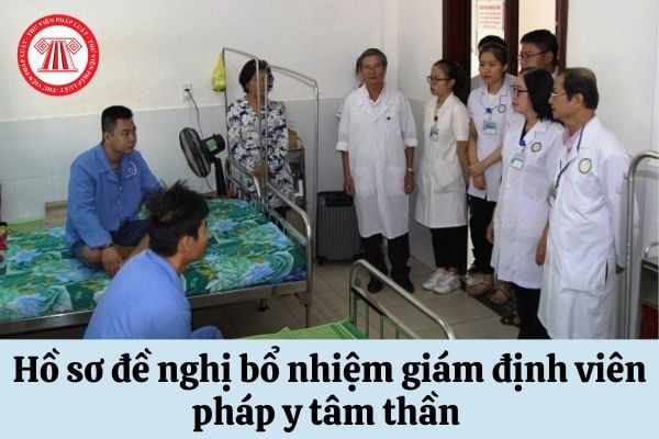 Hồ sơ đề nghị bổ nhiệm giám định viên pháp y tâm thần bao gồm những giấy tờ gì?