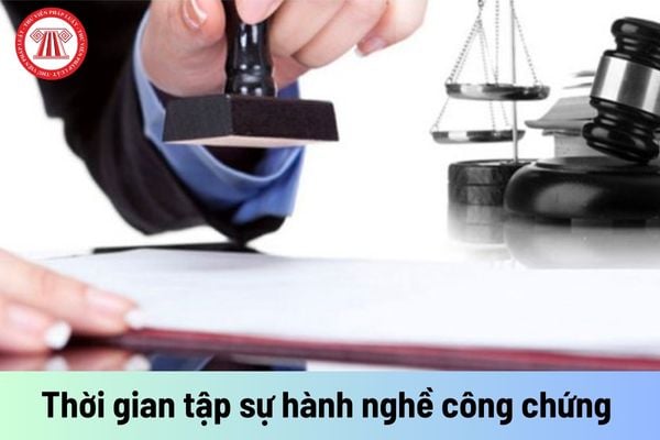 Thời gian tập sự hành nghề công chứng được tính như thế nào khi tập sự ở nhiều nơi?