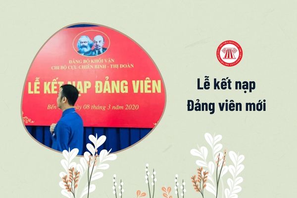 Lễ kết nạp Đảng viên mới