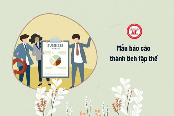 Mẫu báo cáo thành tích tập thể