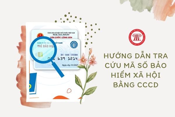 Người lao động tra cứu mã số BHXH bằng CCCD như thế nào?