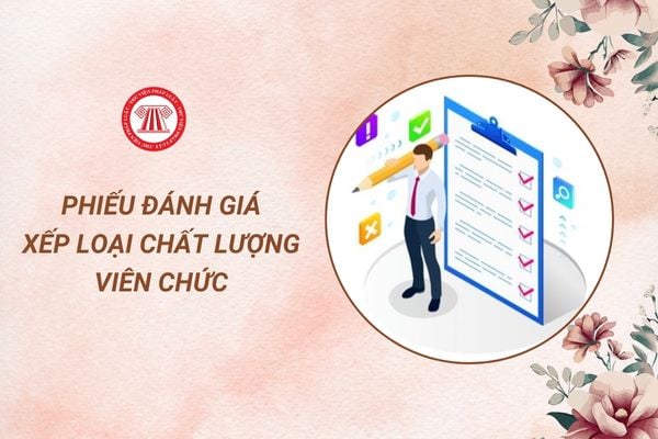 Hướng dẫn cách viết phiếu đánh giá xếp loại chất lượng viên chức 2024 chi tiết nhất như thế nào?