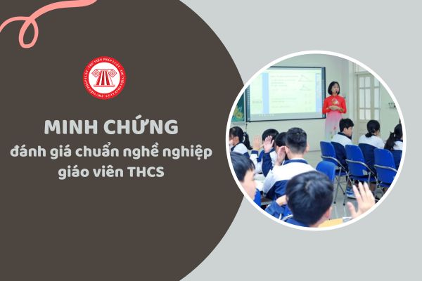 Minh chứng đánh giá chuẩn nghề nghiệp giáo viên THCS gồm những gì?