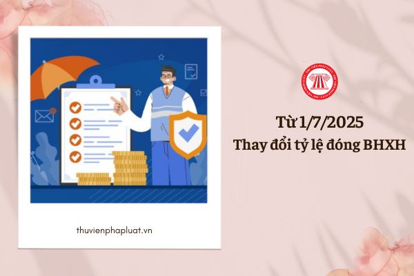 Thay đổi tỷ lệ đóng BHXH từ 1/7/2025 như thế nào? BHXH bắt buộc có những chế độ nào?