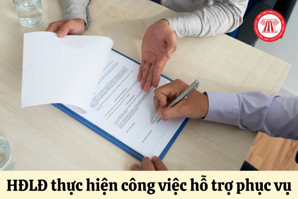 Mẫu hợp đồng lao động thực hiện công việc hỗ trợ phục vụ trong đơn vị sự nghiệp công lập mới năm 2024 là mẫu nào?