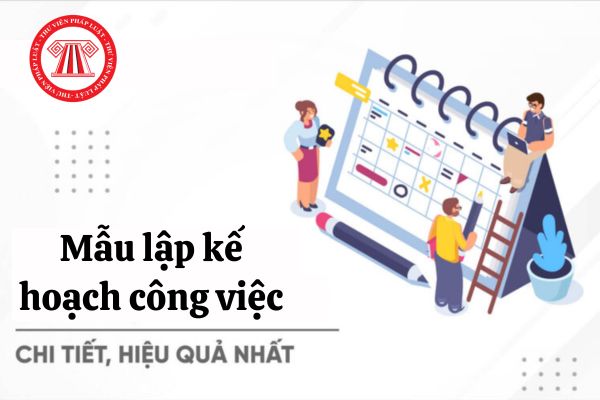 Mẫu lập kế hoạch công việc