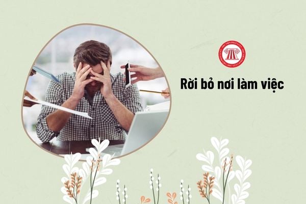 rời bỏ nơi làm việc