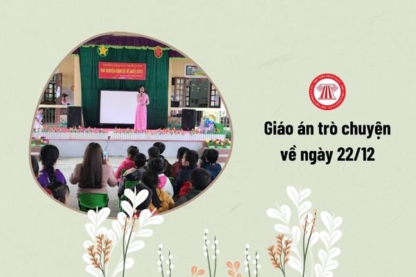 giáo án trò chuyện về Ngày 22 12