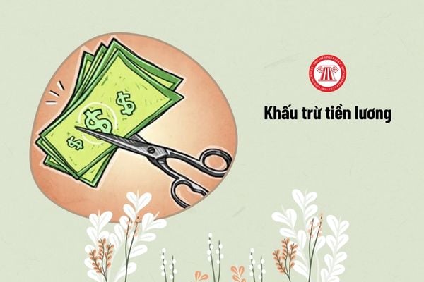 khấu trừ tiền lương