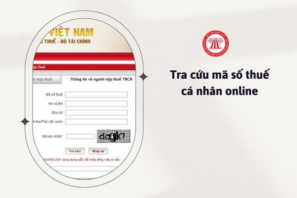 tra cứu mã số thuế cá nhân online