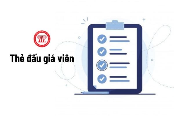 Thẻ đấu giá viên bị thu hồi trong những trường hợp nào?