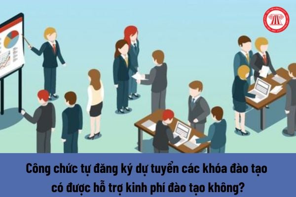 Công chức Bộ Khoa học và Công nghệ tự đăng ký dự tuyển các khóa đào tạo có được Bộ hỗ trợ kinh phí đào tạo không?