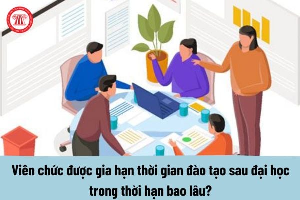 Viên chức Bộ Khoa học và Công nghệ được gia hạn thời gian đào tạo sau đại học trong thời hạn bao lâu?