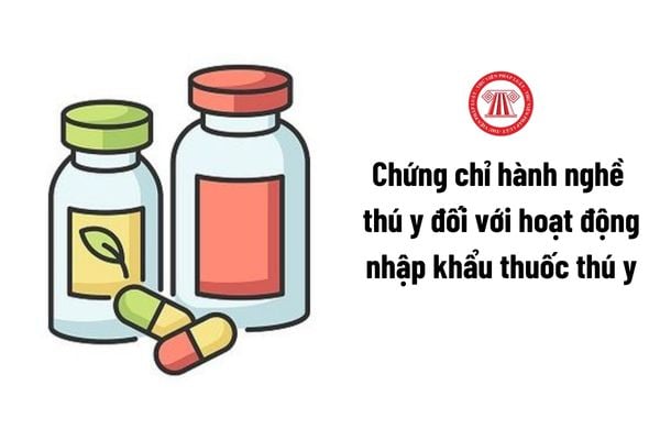 Cơ quan nào có thẩm quyền cấp Chứng chỉ hành nghề thú y đối với hoạt động nhập khẩu thuốc thú y?