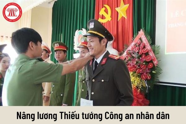 Mức lương của Thiếu tướng Công an nhân dân khi được nâng lương sẽ là bao nhiêu?