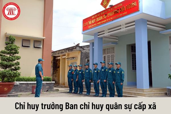 Chỉ huy trưởng Ban chỉ huy quân sự cấp xã được nhận mức phụ cấp chức vụ chỉ huy là bao nhiêu?