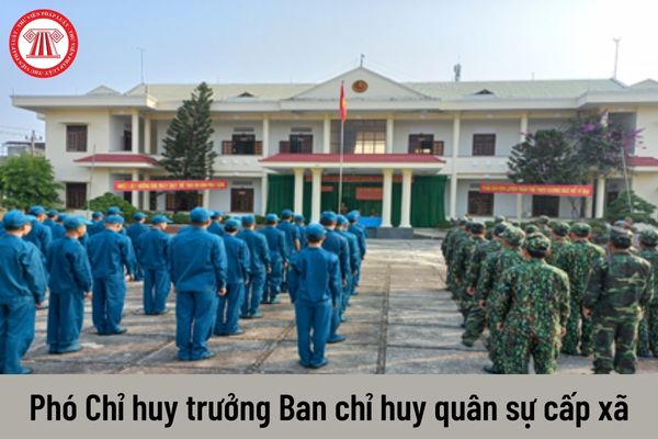 Phó Chỉ huy trưởng Ban chỉ huy quân sự cấp xã được nhận mức phụ cấp chức vụ chỉ huy hiện nay là bao nhiêu?