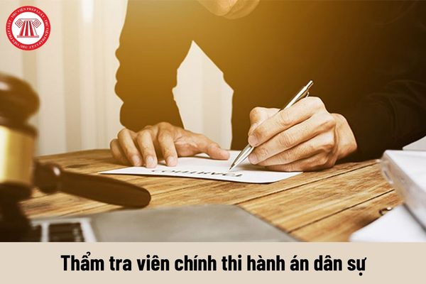 Thẩm tra viên chính thi hành án dân sự được nhận mức phụ cấp trách nhiệm theo nghề là bao nhiêu?