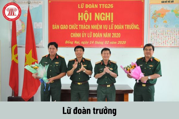 Mức phụ cấp chức vụ lãnh đạo Quân đội nhân dân Việt Nam của Lữ đoàn trưởng là bao nhiêu?
