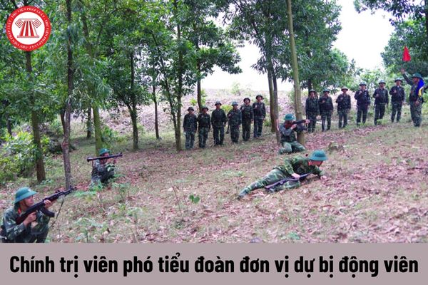 Mức phụ cấp trách nhiệm quản lý của Chính trị viên phó tiểu đoàn đơn vị dự bị động viên là bao nhiêu?