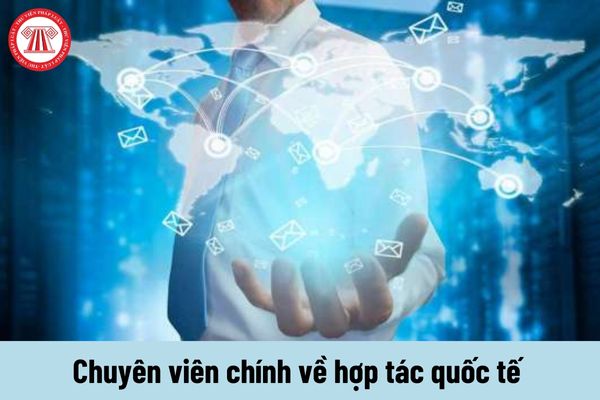 Yêu cầu về trình độ đối với người giữ chức vụ chuyên viên chính về hợp tác quốc tế là gì?