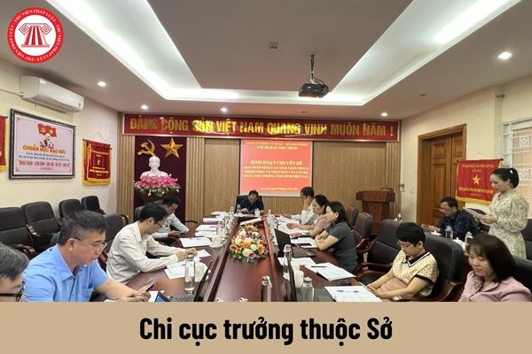 Chi cục trưởng thuộc Sở được nhận mức phụ cấp chức vụ lãnh đạo là bao nhiêu?