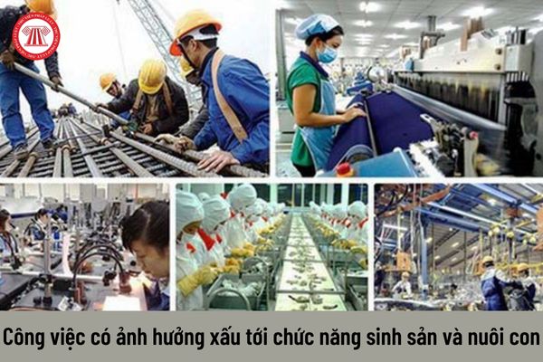 Lao động nữ làm nghề, công việc có ảnh hưởng xấu tới chức năng sinh sản và nuôi con khi mang thai có được giảm giờ làm không?