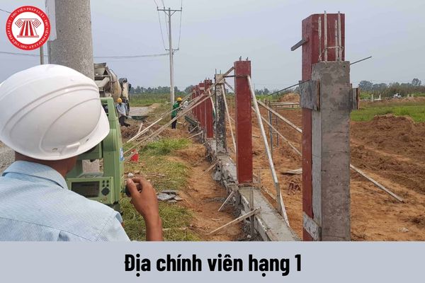 Nhiệm vụ của viên chức giữ chức danh địa chính viên hạng 1 phải thực hiện là gì?