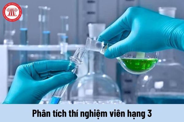 Yêu cầu về trình độ của Phân tích thí nghiệm viên hạng 3 phải đáp ứng là gì?