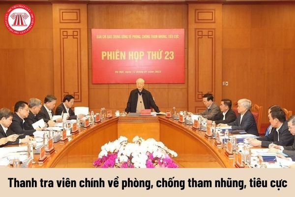 Quyền của Thanh tra viên chính về phòng, chống tham nhũng, tiêu cực hiện nay gì?