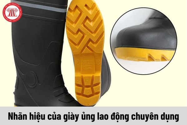 Mỗi chiếc giày ủng lao động chuyên dụng phải có nhãn hiệu như thế nào?