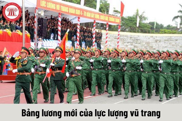 03 Bảng lương mới của lực lượng vũ trang từ 1/7/2024 không còn giữ hệ số lương như hiện nay?