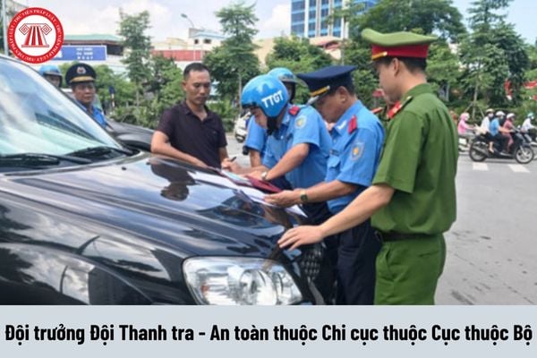 Đội trưởng Đội Thanh tra - An toàn thuộc Chi cục thuộc Cục thuộc Bộ có quyền gì?