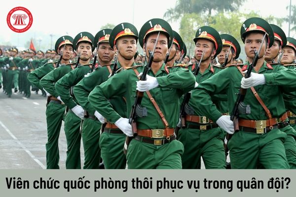 Khi nào viên chức quốc phòng được thôi phục vụ trong quân đội?