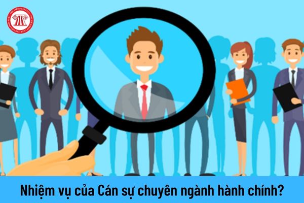 Cán sự chuyên ngành hành chính phải thực hiện những nhiệm vụ nào theo quy định hiện nay?