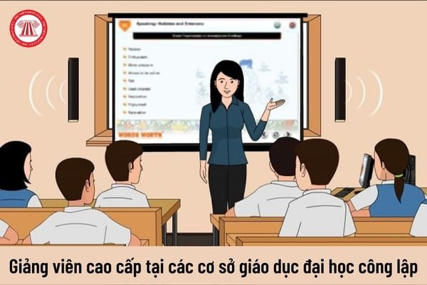 Năm 2023 giảng viên cao cấp tại các cơ sở giáo dục đại học công lập được nhận mức lương bao nhiêu?