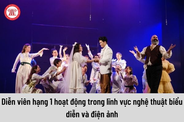 Mức lương của diễn viên hạng 1 hoạt động trong lĩnh vực nghệ thuật biểu diễn và điện ảnh là bao nhiêu?