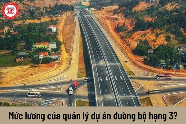 Mức lương hiện nay của chức danh quản lý dự án đường bộ hạng 3 là bao nhiêu?