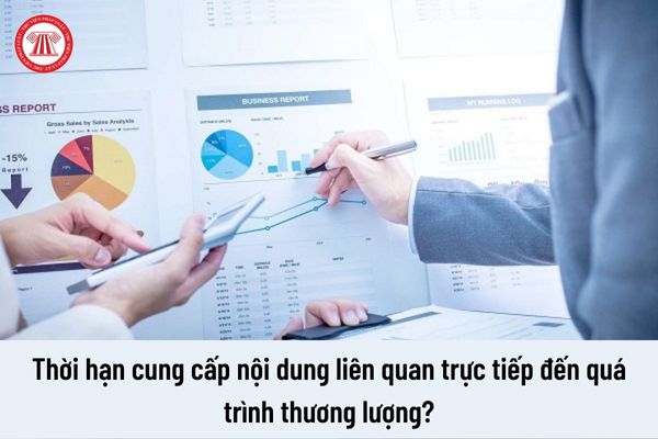 Cung cấp những nội dung liên quan trực tiếp đến nội dung thương lượng không đúng thời hạn thì bị xử phạt ra sao?